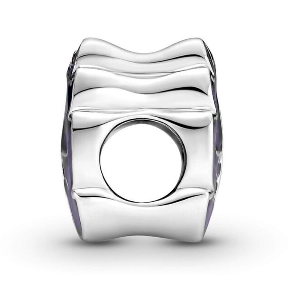 Retired Pandora Purple & Green Leaf Enamel Charm Sterling Silver 925 EUC - Picture 4 of 10